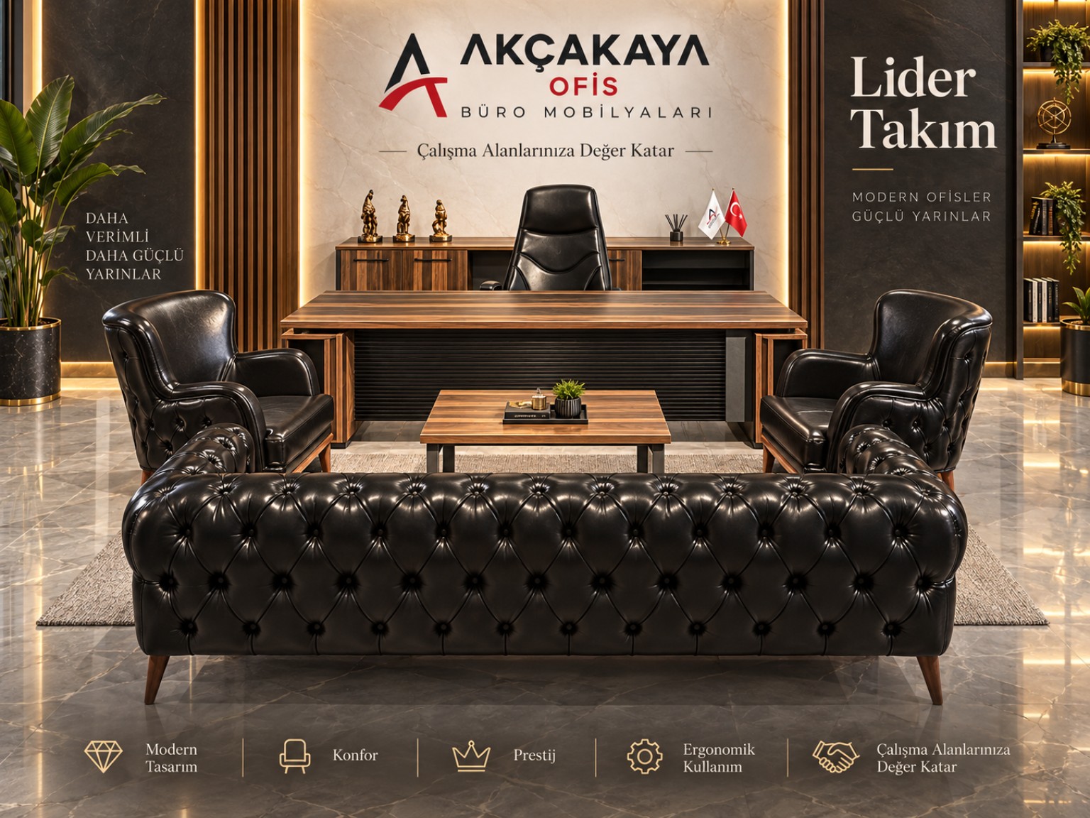 Lider yönetici ofis takımı